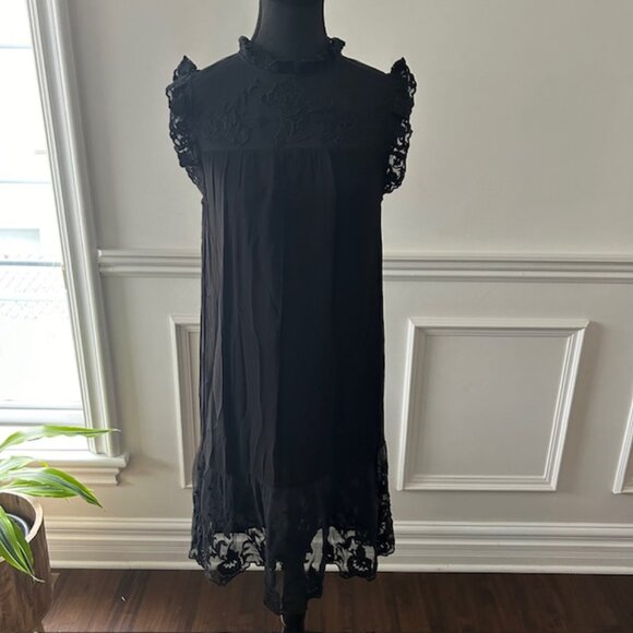 Velvet by Graham & Spencer Black Lace Dress - Picture 2 of 6